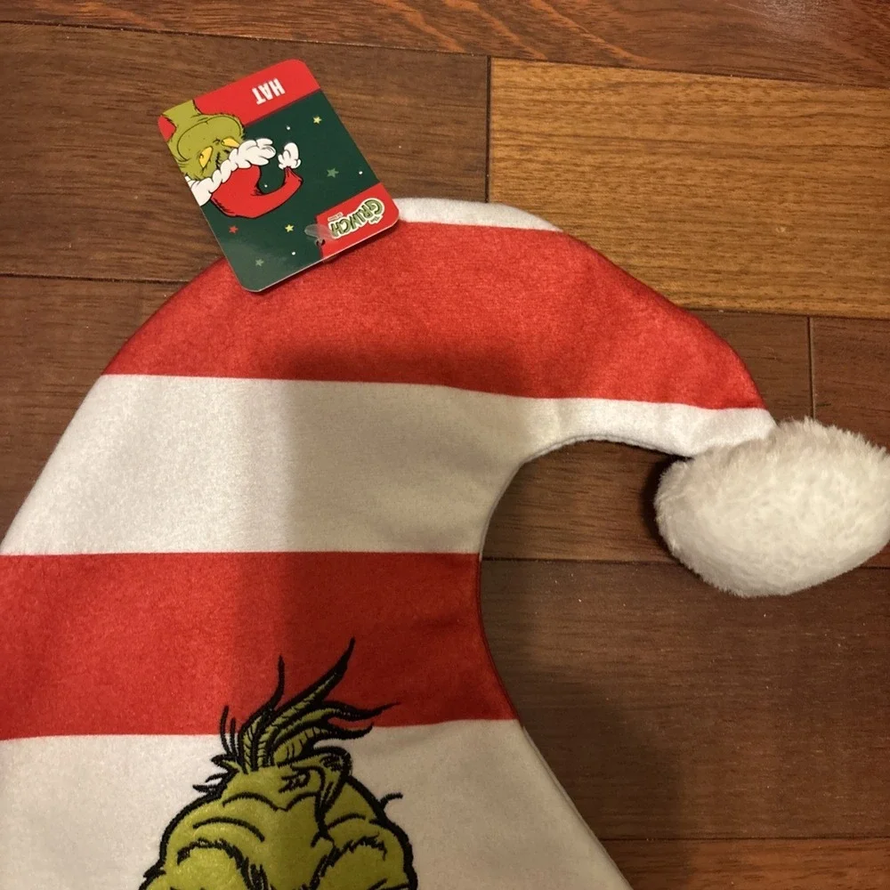 NWT Dr. Seuss The Grinch Who‎ Stole Christmas Hat Santa Hat Holiday